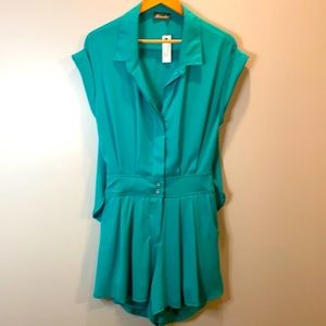 Super cute romper in a light weight material.